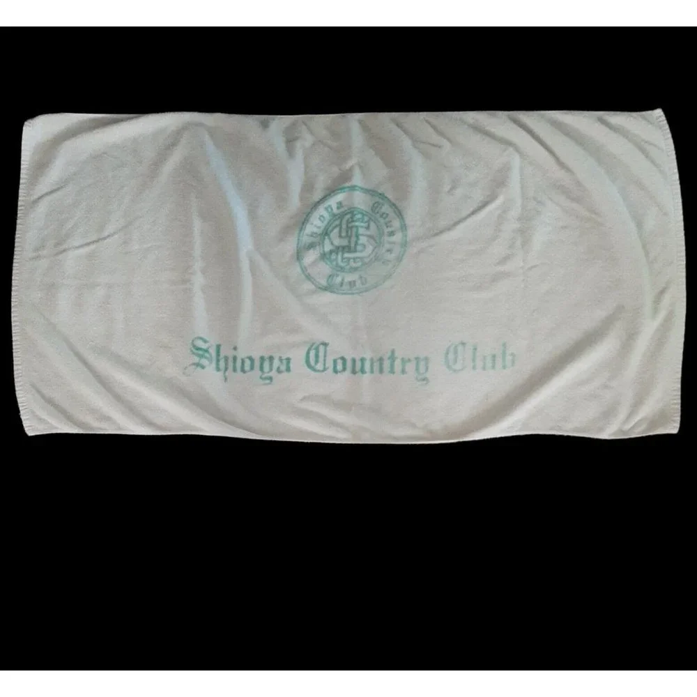 Vintage Shioya Country Club Japan Beach Towel